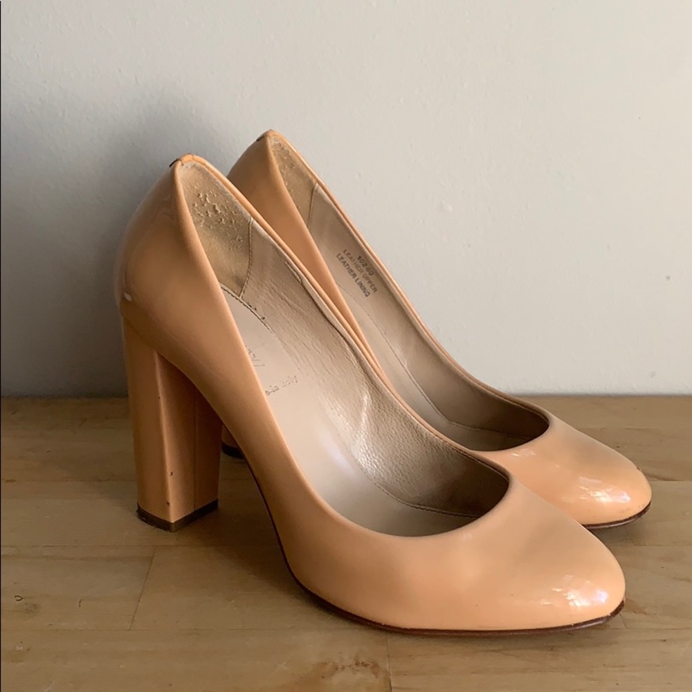 J. Crew Etta Patent Leather Pumps Apricot Mist